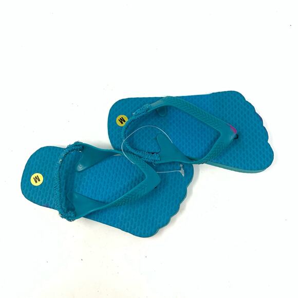NWT Creatology Blue Flip Flops Tongs Sz Medium 9.5 - Picture 5 of 8